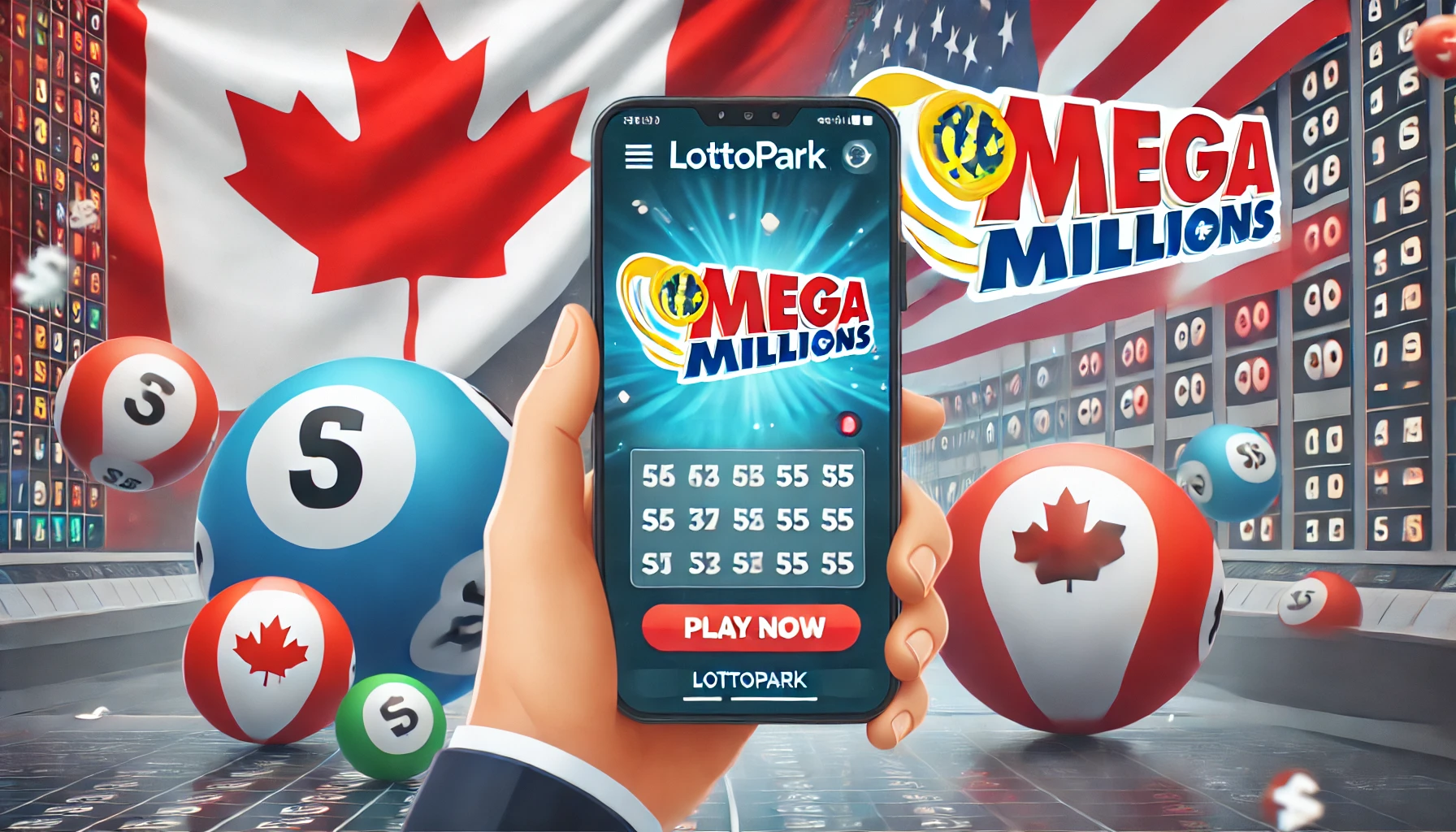  play Mega Millions in Canada<br />
