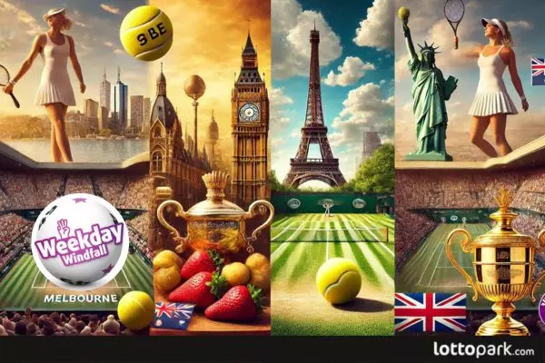 Earn Money from Lottery and Visit All Grand Slam Tournaments in Tennis