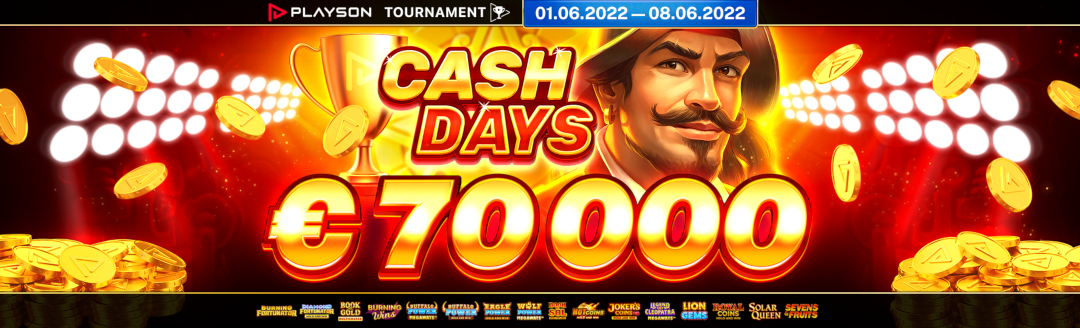 Playson June CashDays 70k